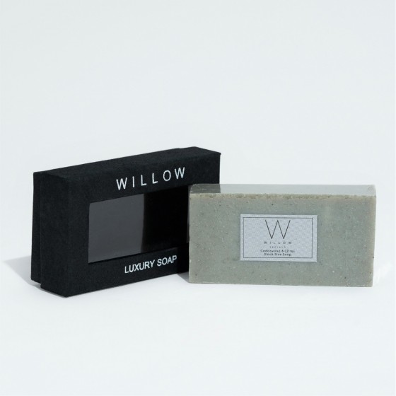 Men's Cedarwood & Citrus Black Rice Soap