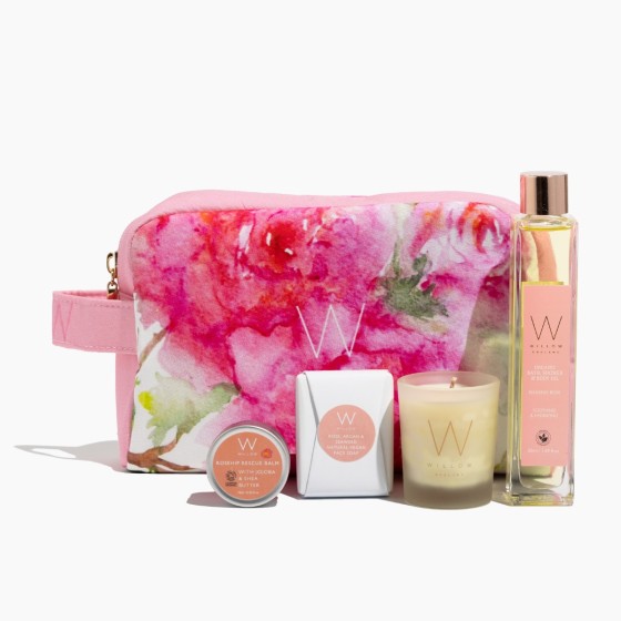 Rose Radiance Beauty Bag