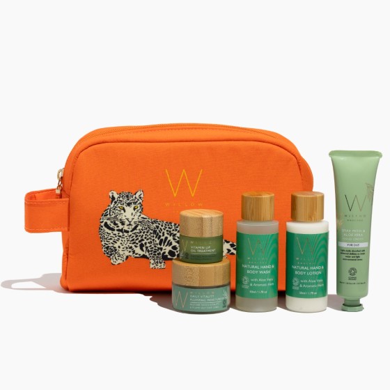 Luxury Leopard Skincare Bag