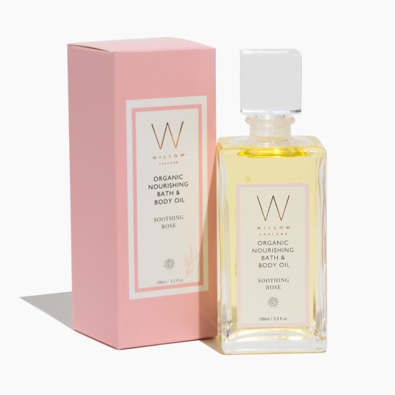 Soothing Organic Rose and Hibiscus Body & Bath Oil